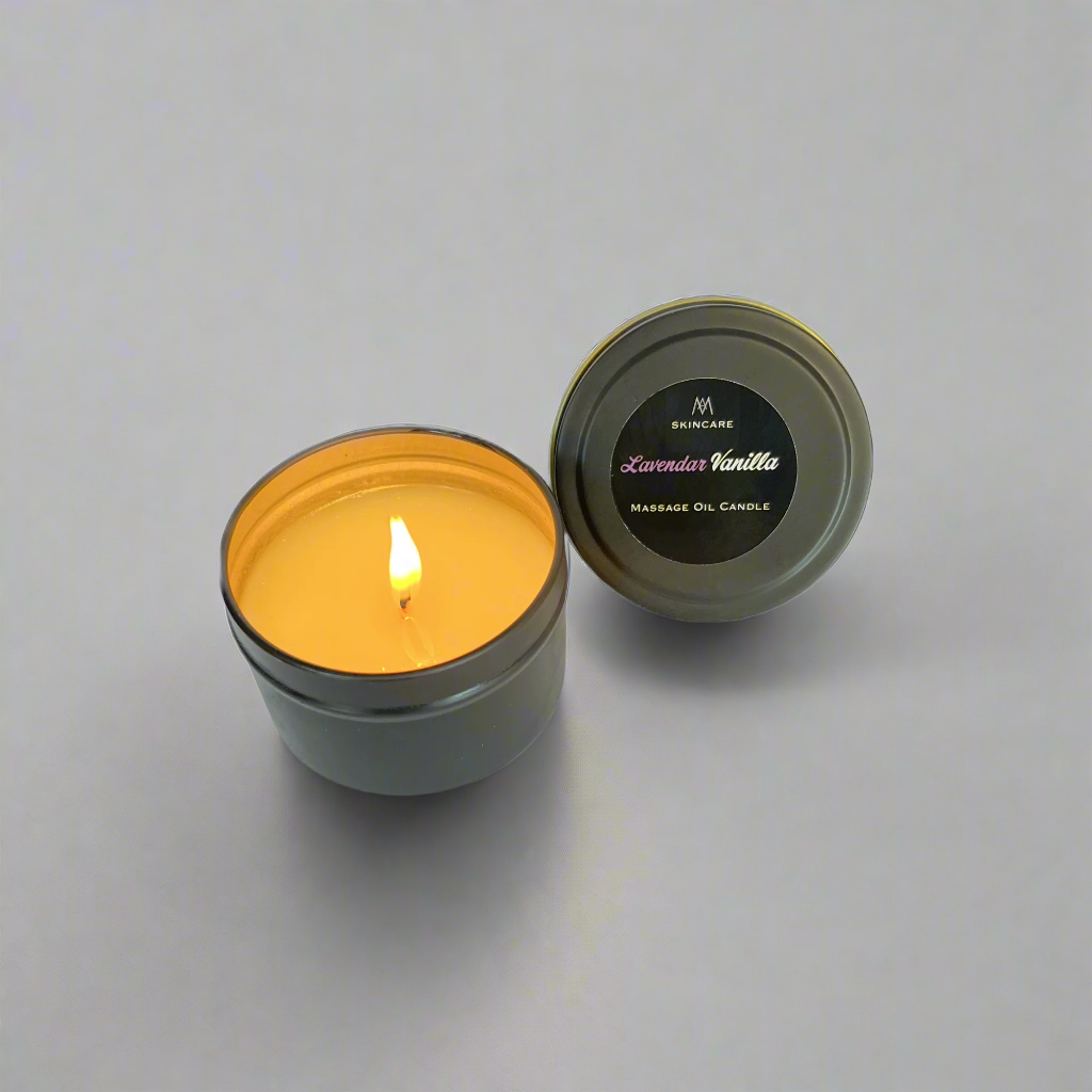 Lavender Vanilla Massage Oil Candle